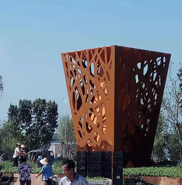 东光耐候钢板雕塑